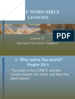 27 Bible Lessons