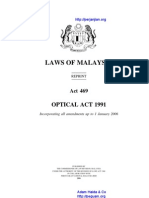 Act 469 Optical Act 1991