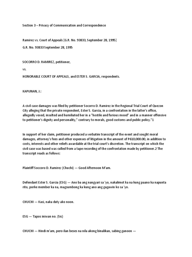 Bill of Rights Sec 3 and 4 Cases | PDF | Injunction | Certiorari