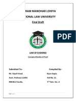 Dr. Ram Manohar Lohiya National Law University: Final Draft