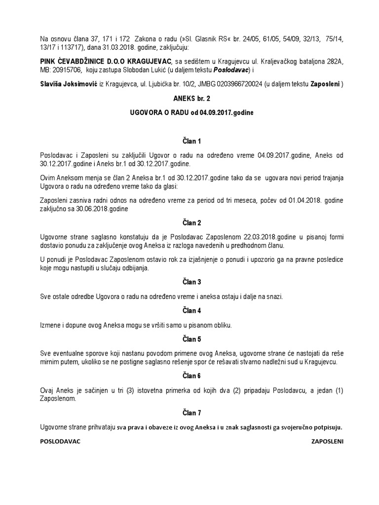 Aneks | PDF