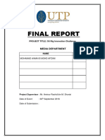 MPU4 Final Report Media Department (Group 2)