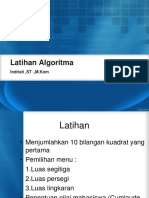 Pertemuan 3 Latihan Algoritma