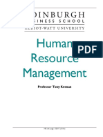 Human Resource Management Course Taster