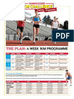 1km Challenge Training Programme