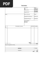 GST Invoice Format