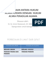 Perbedaan Antara Hukum Acara Perdata Dengan Hukum Acara