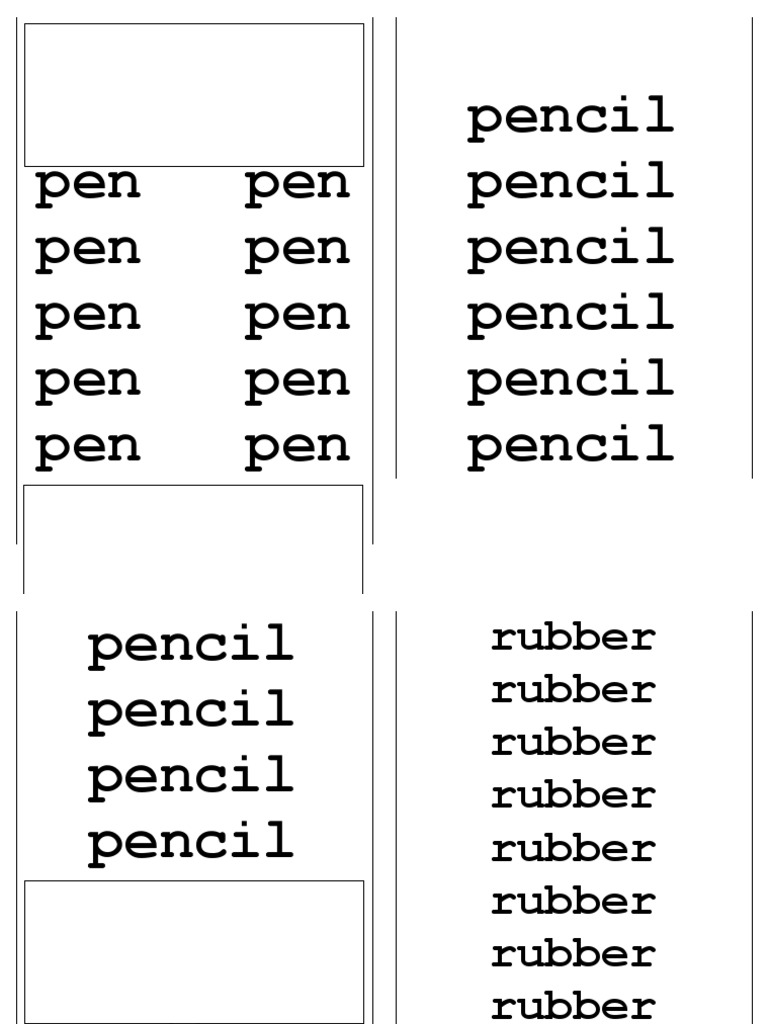 BI Year 1 Pen Pencil Book PDF