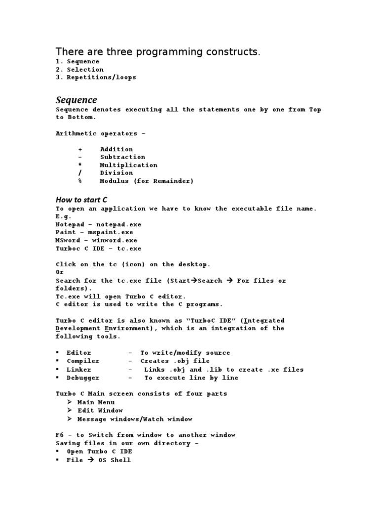 2 Sequence | Download Free PDF | Integer (Computer Science) | Data Type