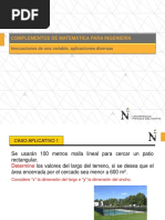 Semana 1 - Aplicación de Las Inecuaciones