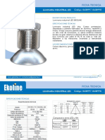 Luminaria Ind. Led Ficha