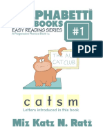 Alphabetti Book 1 - The All Cat Club