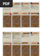 Cartes D'etat D&D 3.5