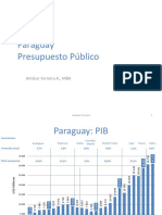 Paraguay Presupuesto Publico Por Amilcar Ferreira