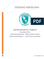 Disfuncion Erectil y Diabetes