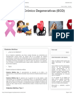 Enfermedades Crónico Degenerativas (ECD) : Diabetes Mellitus