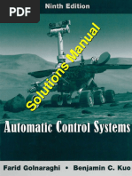 Automatic Control System Solutions Ch1 - Ch6