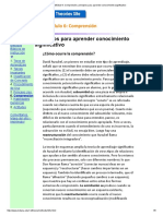 Módulo 6_ Comprensión, Principios Para Aprender Conocimiento Significativo Ausubel