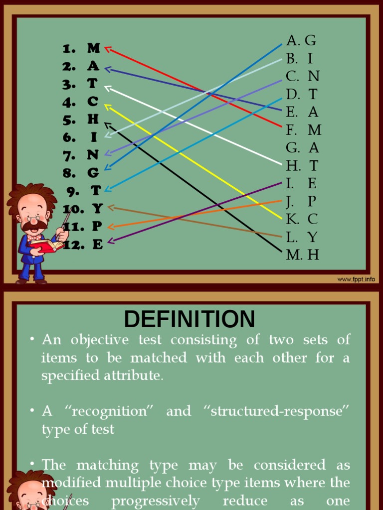 Matching Type | PDF | Test (Assessment) | Psychological Concepts