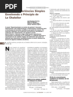 Experiencias Princípio de Le Chatelier