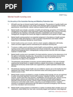 P Mental Health Nursing Care