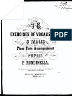 76 exercises of vocalization  by P. Rondinella