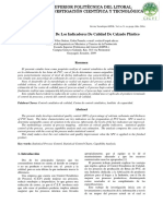 Control Estadístico de Los Indicadores de Calidad de Calzado Plástico PDF