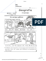 Geografia - o Município