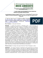 156. a Utilização de Jogo Como Um Instrumento Facilitador No Ensino Dos Biomas Brasileiros