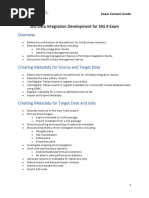 SAS Data Integration Development For SAS 9 Exam