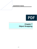 Object Snapping: Autocad 2D Tutorial