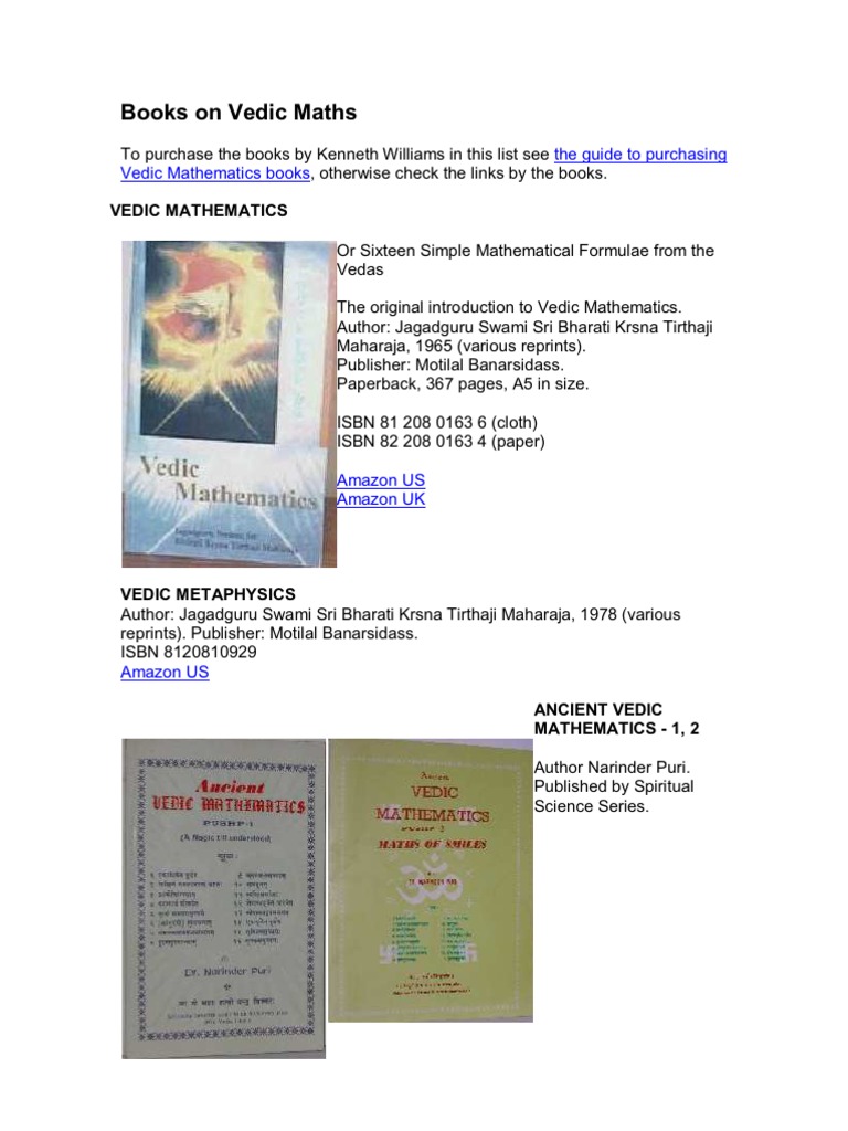 ref books on vedic maths pdf equations teaching mathematics