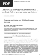 Empresas Certificadas Con CMMI en México y El Mundo – __everac99
