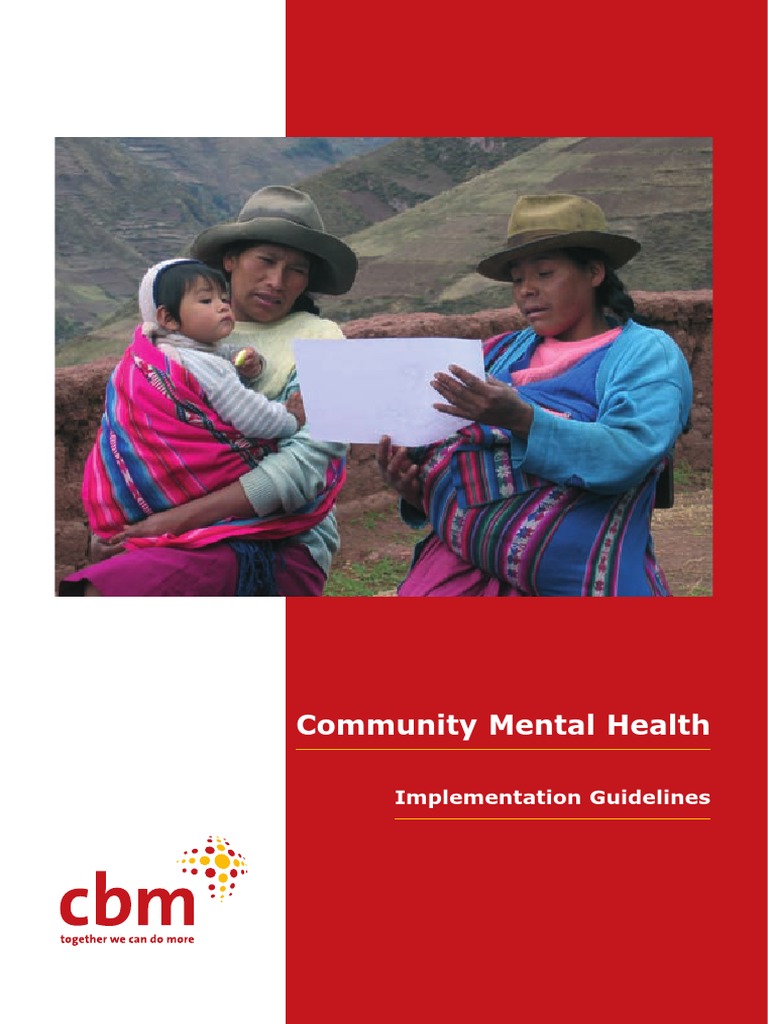 Community Mental Health Service Guidelines | PDF | Intellectual ...