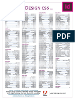 Indesign Cs6 Shortcuts Poster Win