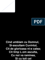 Cînd Umblăm Cu Domnul