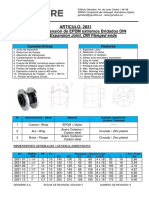 ARTICULO: 2831 Junta de Expansión de EPDM Extremos Bridados DIN