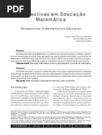 Artigo 5 Perspectiva Da Educação Matemática