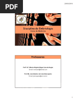 Disciplina de Embriologia - Medicina
