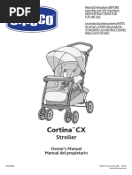 Chicco Cortina CX Stroller Manual