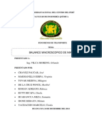 Balance Macroscopico de Materia (Feno)