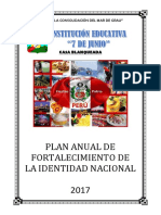 Plan de Fortalecimiento de La Identidad Nacional 2017