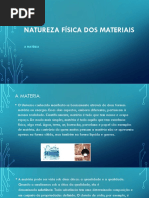 1- Natureza Física Dos Materiais