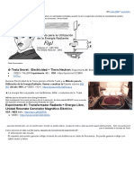 Tesla Secret: Electricidad Tierra Neutron: Energía Toroidal