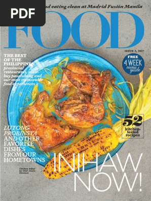 Food Magazine Philippines Issue 2 2017 Foods Food Wine - 