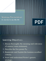 3 Strategy Formulation
