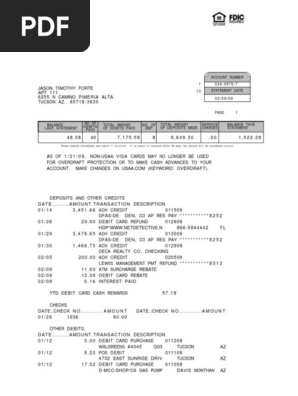 Bank Records