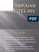 Penyampaian Hasil Tes HIV