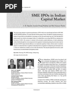 SME IPO in Indian Capital Market