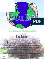 Mrs. Boylan’s 4th Grade Class Helps the Earth